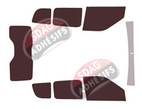 Kit film teinté Fiat Doblo (2) 5 portes (2010 - 2022) Kit film teinté Fiat Doblo (2) 5 portes (2010 - 2022)
