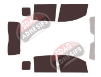 Kit film teinté Fiat Panda (3) 5 portes (depuis 2011)