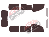 Kit film teinté Fiat Scudo (2) Court 4 portes (2007 - 2017)