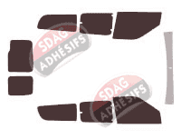 Kit film teinté Fiat Doblo (2) Maxi 6 portes (2009 - 2022) Kit film teinté Fiat Doblo (2) Maxi 6 portes (2009 - 2022)