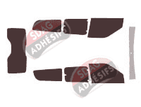 Kit film teinté Fiat Doblo (2) Maxi 5 portes (2009 - 2022) Kit film teinté Fiat Doblo (2) Maxi 5 portes (2009 - 2022)