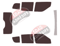 Kit film teinté Fiat Doblo (2) 5 portes (2009 - 2022) Kit film teinté Fiat Doblo (2) 5 portes (2009 - 2022)