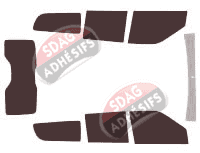 Kit film teinté Fiat Doblo (2) Maxi 5 portes (2009 - 2022) Kit film teinté Fiat Doblo (2) Maxi 5 portes (2009 - 2022)
