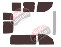 Kit film teinté Renault Kangoo (1) Utilitaire 5 portes (1997 - 2008) Kit film teinté Renault Kangoo (1) Utilitaire 5 portes (1997 - 2008)