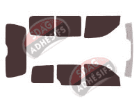 Kit film teinté Peugeot Partner (1) 4 portes (1996 - 2008) Kit film teinté Peugeot Partner (1) 4 portes (1996 - 2008)