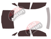 Kit film teinté Jaguar XJ (6) Berline 4 portes (2010 - 2019)