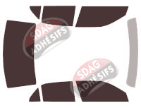 Kit film teinté Lancia Thema Berline 4 portes (2011 - 2014)