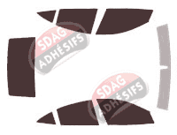 Kit film teinté Fisker Karma Berline 4 portes (2012 - 2017) Kit film teinté Fisker Karma Berline 4 portes (2012 - 2017)