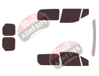 Kit film teinté Ford Grand Connect (2) Utilitaire 6 portes (2014 - 2024)