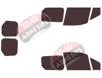 Kit film teinté Ford Connect (2) Court Utilitaire 6 portes (2014 - 2024)