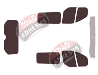 Kit film teinté Ford Custom Transit (1) Utilitaire 5 portes (2014 - 2023) Kit film teinté Ford Custom Transit (1) Utilitaire 5 portes (2014 - 2023)