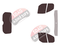 Kit film teinté Ford Custom Transit (1) Utilitaire 4/5 portes (2014 - 2023) Kit film teinté Ford Custom Transit (1) Utilitaire 4/5 portes (2014 - 2023)