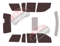 Kit film teinté Ford Explorer (4) 5 portes (2007 - 2011)