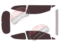 Kit film teinté Ford Fiesta (7) 3 portes (2017 - 2023) Kit film teinté Ford Fiesta (7) 3 portes (2017 - 2023)