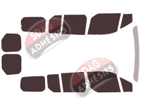 Kit film teinté Ford Grand Connect (2) 6 portes (2014 - 2024)