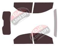 Kit film teinté Ford Ka (3) + 5 portes (2016 - 2019)