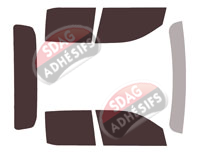 Kit film teinté Ford Maverick (4) Pick-up 4 portes (depuis 2022)