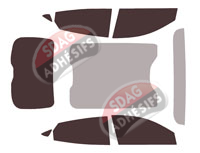 Kit film teinté Ford Mustang Mach-E (1) Mach-E 5 portes (depuis 2021)