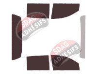 Kit film teinté Ford Ranger (3) Pick-Up 4 portes (2012 - 2023)