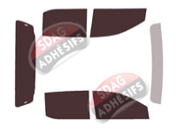 Kit film teinté Volkswagen Amarok (2) Pick-up 4 portes (depuis 2022) Kit film teinté Volkswagen Amarok (2) Pick-up 4 portes (depuis 2022)