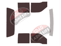 Kit film teinté Ford Super Duty Pick-up 4 portes (1997 - 2007)