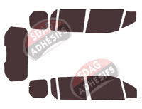 Kit film teinté Ford Tourneo (2) Connect 5 portes (2014 - 2024)