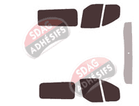Kit film teinté Ford Custom Transit (1) Utilitaire 4/5 portes (2014 - 2023) Kit film teinté Ford Custom Transit (1) Utilitaire 4/5 portes (2014 - 2023)