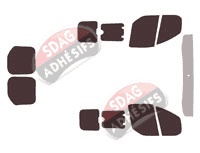 Kit film teinté Ford Custom Transit (1) Utilitaire 5/6 portes (2014 - 2023) Kit film teinté Ford Custom Transit (1) Utilitaire 5/6 portes (2014 - 2023)