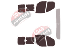 Kit film teinté Ford Custom Transit (1) Utilitaire 5/6 portes (2014 - 2023) Kit film teinté Ford Custom Transit (1) Utilitaire 5/6 portes (2014 - 2023)