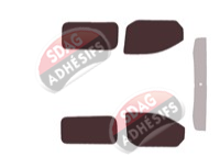 Kit film teinté Ford Custom Transit (2) Cabine Approfondie 5/6 portes (depuis 2024) Kit film teinté Ford Custom Transit (2) Cabine Approfondie 5/6 portes (depuis 2024)