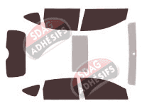 Kit film teinté Honda CR-V (4) 5 portes (2012 - 2017)