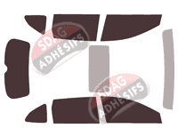 Kit film teinté Honda CR-V (5) 5 portes (2017 - 2023)
