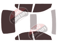 Kit film teinté Honda Accord (7) Berline 4 portes (2003 - 2008)