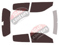 Kit film teinté Honda Civic (5) 3 portes (1991 - 1995) Kit film teinté Honda Civic (5) 3 portes (1991 - 1995)