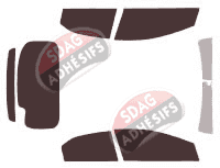 Kit film teinté Honda Civic (9) 5 portes (2012 - 2015) Kit film teinté Honda Civic (9) 5 portes (2012 - 2015)