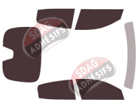 Kit film teinté Honda Civic (10) 5 portes (2016 - 2021) Kit film teinté Honda Civic (10) 5 portes (2016 - 2021)