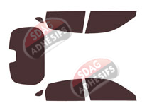 Kit film teinté Honda Civic (11) 5 portes (depuis 2022) Kit film teinté Honda Civic (11) 5 portes (depuis 2022)