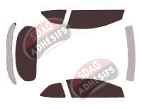 Kit film teinté Honda Civic (8) 3 portes (2006 - 2013) Kit film teinté Honda Civic (8) 3 portes (2006 - 2013)