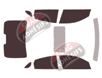 Kit film teinté Honda Civic (10) Berline 4 portes (2016 - 2022) Kit film teinté Honda Civic (10) Berline 4 portes (2016 - 2022)