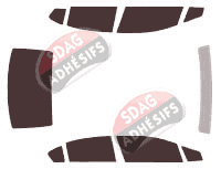 Kit film teinté Honda Civic (9) Berline 4 portes (2011 - 2016) Kit film teinté Honda Civic (9) Berline 4 portes (2011 - 2016)
