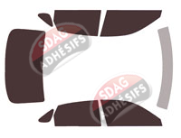 Kit film teinté Honda Civic (11) Berline 4 portes (depuis 2022) Kit film teinté Honda Civic (11) Berline 4 portes (depuis 2022)