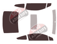 Kit film teinté Honda Civic (9) Coupe 2 portes (2011 - 2016) Kit film teinté Honda Civic (9) Coupe 2 portes (2011 - 2016)