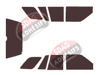 Kit film teinté Honda Passport (1) 5 portes (1993 - 1997) Kit film teinté Honda Passport (1) 5 portes (1993 - 1997)