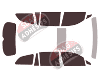 Kit film teinté Honda Pilot (3) 5 portes (2015 - 2022) Kit film teinté Honda Pilot (3) 5 portes (2015 - 2022)