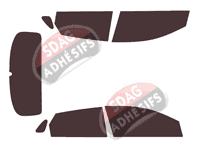Kit film teinté Hyundai Accent (5) 5 portes (depuis 2019)