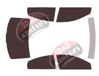 Kit film teinté Hyundai Accent (4) Berline 4 portes (2011 - 2017)