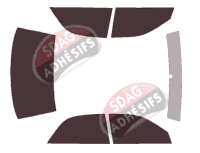 Kit film teinté Hyundai Grandeur (3) Berline 4 portes (1998 - 2005)