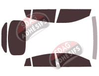 Kit film teinté Hyundai Ioniq (1) 5 portes (2016 - 2021)