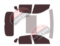 Kit film teinté Hyundai Kona (2) 5 portes (depuis 2023)