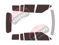 Kit film teinté Hyundai Santa Fe (5) 5 portes (depuis 2024) Kit film teinté Hyundai Santa Fe (5) 5 portes (depuis 2024)